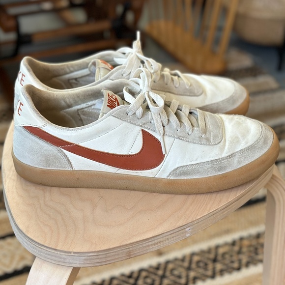 Nike Killshot 2 Leather Sail Desert Orange Gum Sole Sneakers - Picture 3 of 11